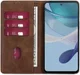 Motorola Moto G73 Hoesje Wallet Book Case Kunstleer Bruin afbeelding 1