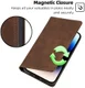 Motorola Moto G73 Hoesje Wallet Book Case Kunstleer Bruin afbeelding 3