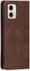 Motorola Moto G73 Hoesje Wallet Book Case Kunstleer Bruin afbeelding 6