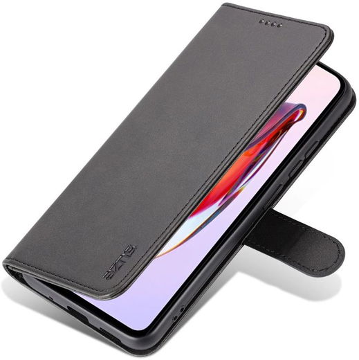 AZNS Xiaomi Redmi 12C Hoesje Wallet Book Case Kunstleer Zwart afbeelding 6