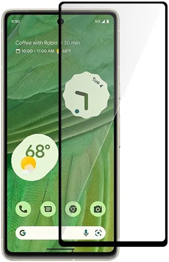 Google Pixel 7a Screen Protector Volledig Dekkend Tempered Glass afbeelding 1