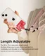 Ringke Holder Link Strap Groen - Universeel Telefoon Koord Zwart / Wit afbeelding 4