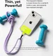 Ringke Holder Link Strap Groen - Universeel Telefoon Koord Zwart / Wit afbeelding 3