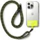 Ringke Holder Link Strap Groen - Universeel Telefoon Koord Khaki / Wit afbeelding 1