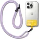 Ringke Holder Link Strap Geel - Universeel Telefoon Koord Paars afbeelding 1