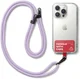 Ringke Holder Link Strap Rood - Universeel Telefoon Koord Paars afbeelding 1