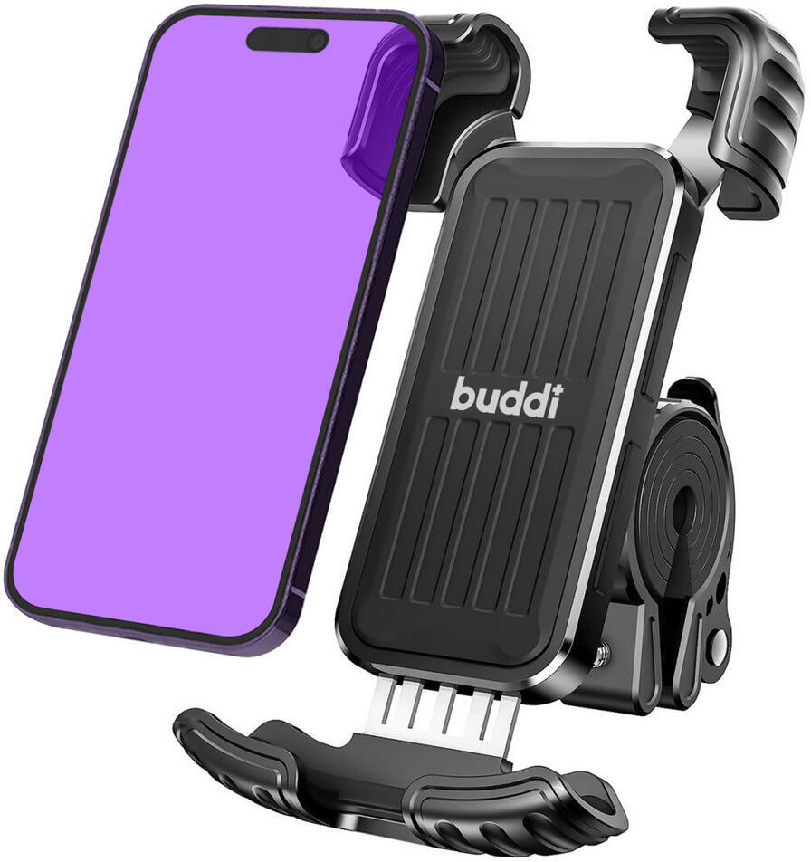 Buddi Tour Universele Telefoonhouder Fiets / MTB / Wielrenfiets Zwart afbeelding 1