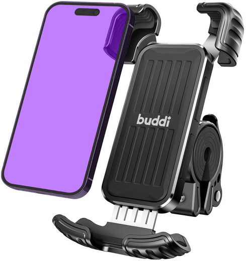 Buddi Tour Universele Telefoonhouder Fiets / MTB / Wielrenfiets Zwart afbeelding 1