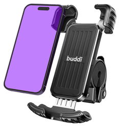 Buddi Tour Universele Telefoonhouder Fiets / MTB / Wielrenfiets Zwart afbeelding