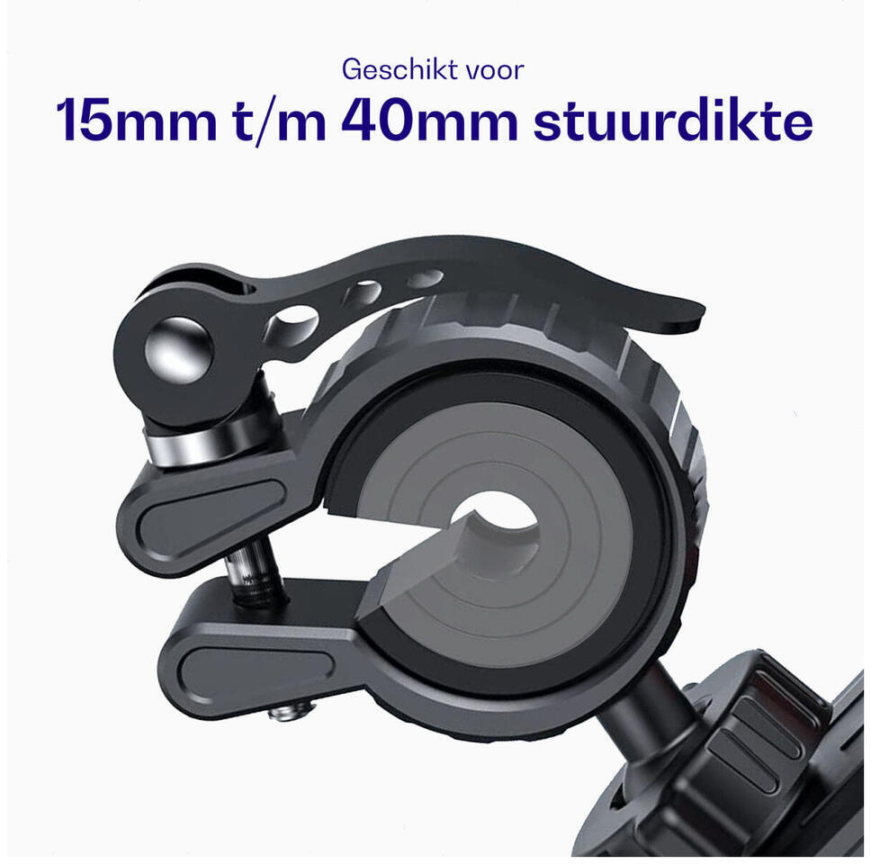 Buddi Tour Universele Telefoonhouder Fiets / MTB / Wielrenfiets Zwart afbeelding 5