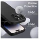 Apple iPhone 14 Pro Hoesje Dun TPU Matte Back Cover Zwart afbeelding 5