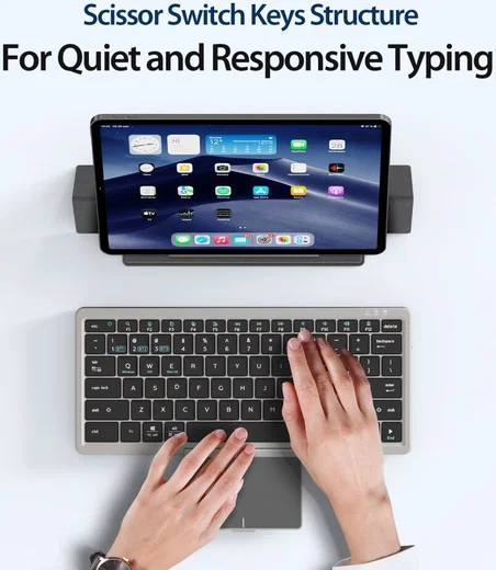 Dux Ducis Draadloos Toetsenbord Universeel Bluetooth Keyboard Zwart afbeelding 3