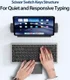Dux Ducis Draadloos Toetsenbord Universeel Bluetooth Keyboard Zwart afbeelding 3