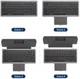 Dux Ducis Draadloos Toetsenbord Universeel Bluetooth Keyboard Zwart afbeelding 12