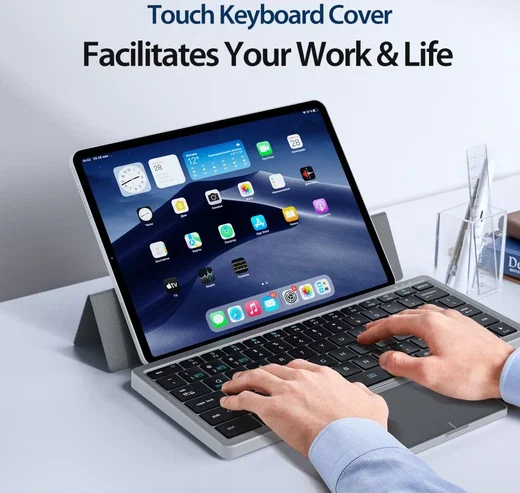 Dux Ducis Draadloos Toetsenbord Universeel Bluetooth Keyboard Zwart afbeelding 8