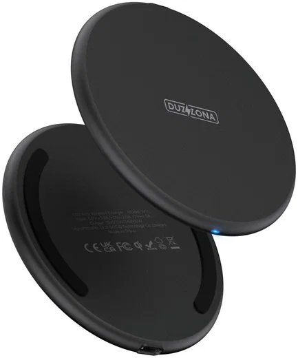 Duzzona W11 15W Draadloze Fast Charge Oplader met USB-C Kabel 1M Zwart afbeelding 12