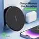 Duzzona W11 15W Draadloze Fast Charge Oplader met USB-C Kabel 1M Zwart afbeelding 7