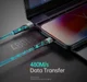 Duzzona USB-C 3-in-1 USB-C/Lightning /MicroUSB Kabel 100W 1.3M Zwart afbeelding 4