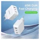 Duzzona T9 GaN Snellader 65W met Power Delivery en Quick Charge Wit afbeelding 7