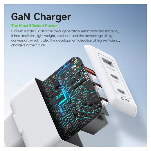 Duzzona T9 GaN Snellader 65W met Power Delivery en Quick Charge Wit afbeelding 8