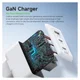 Duzzona T9 GaN Snellader 65W met Power Delivery en Quick Charge Wit afbeelding 8