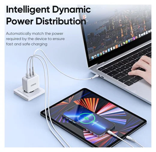 Duzzona T9 GaN Snellader 65W met Power Delivery en Quick Charge Wit afbeelding 4