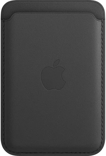 Originele Apple Leather Wallet MagSafe Kaarthouder/Portemonnee Zwart afbeelding 2