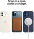 Originele Apple Leather Wallet MagSafe Kaarthouder/Portemonnee Zwart afbeelding 5