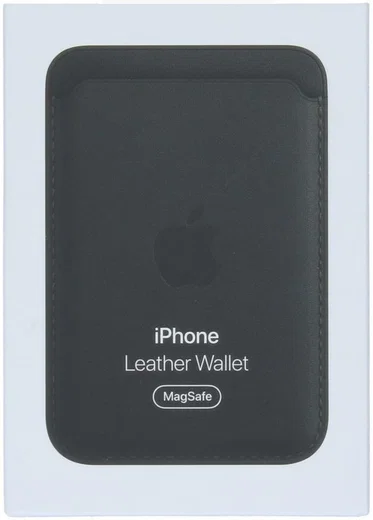 Originele Apple Leather Wallet MagSafe Kaarthouder/Portemonnee Zwart afbeelding 6