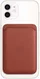 Originele Apple Leather Wallet MagSafe Kaarthouder/Portemonnee Rood afbeelding 1