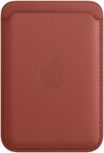 Originele Apple Leather Wallet MagSafe Kaarthouder/Portemonnee Rood afbeelding 3