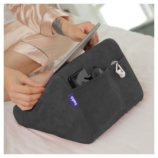 Buddi Dream Tablet / iPad / Smartphone Houder Kussen voor in Bed Zwart afbeelding 2