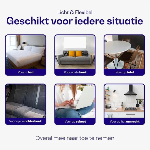 Buddi Dream Tablet / iPad / Smartphone Houder Kussen voor in Bed Grijs afbeelding 8