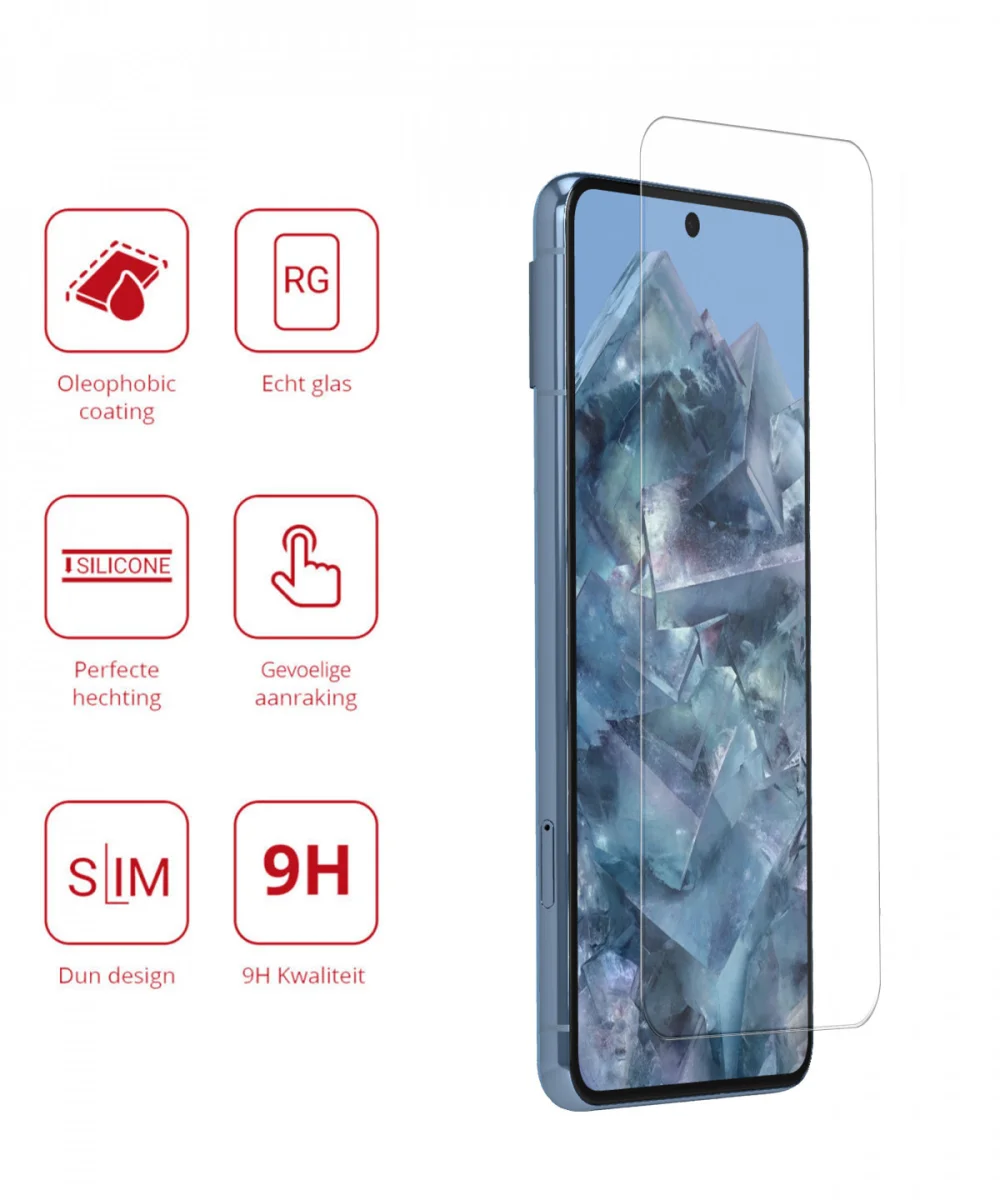 Rosso Google Pixel 8 Pro 9H Tempered Glass Screen Protector afbeelding 2