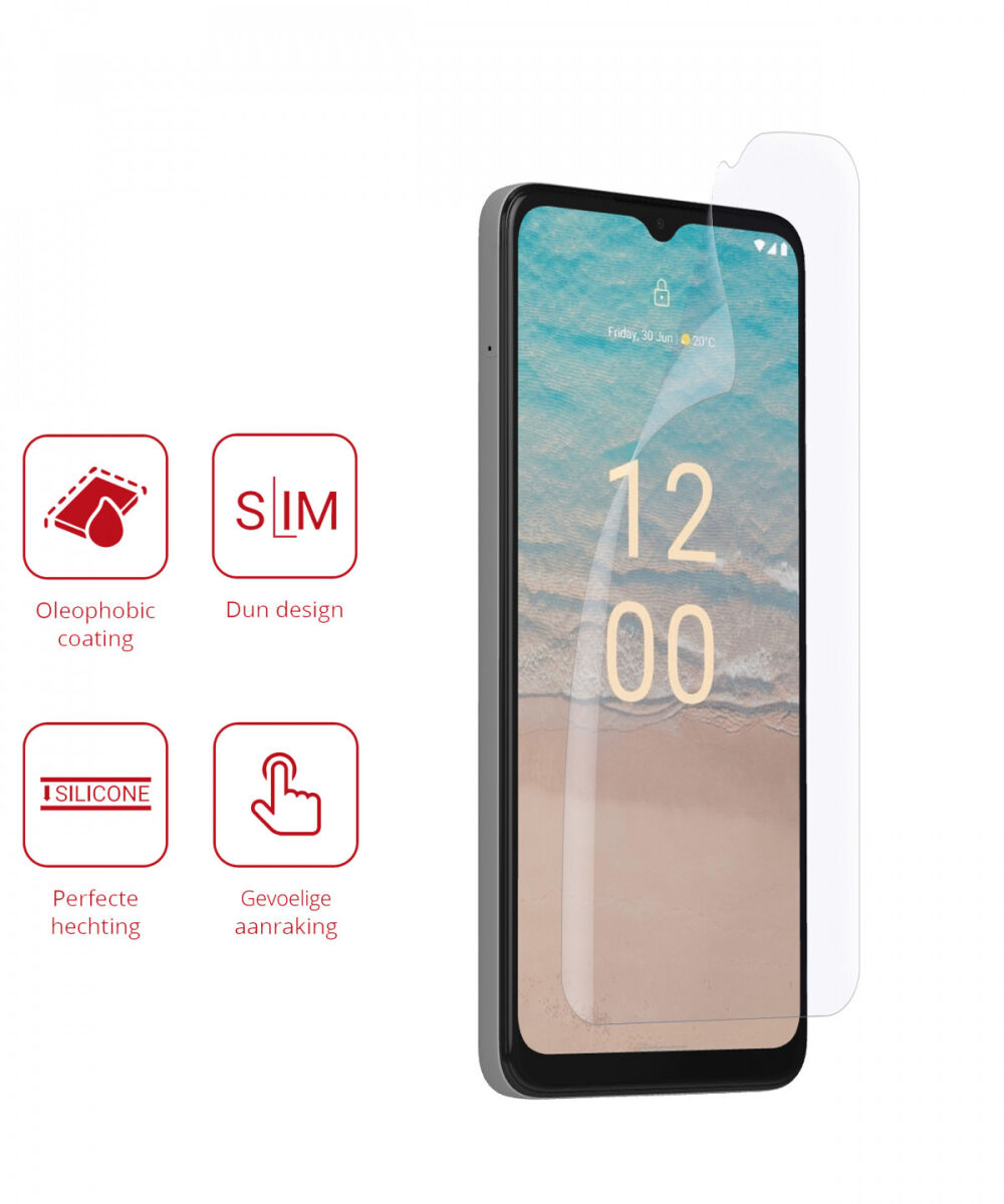 Rosso Nokia G22 Screen Protector Ultra Clear Duo Pack afbeelding 2