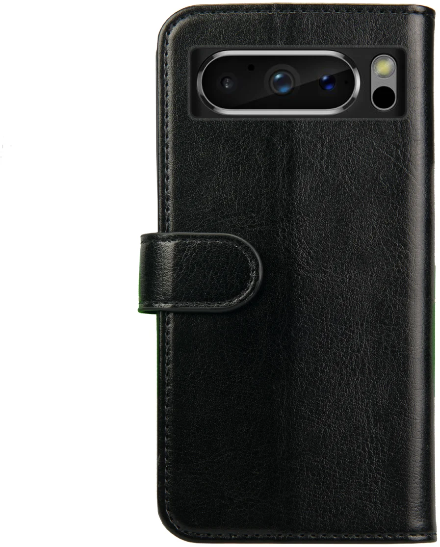 Rosso Element Google Pixel 8 Pro Hoesje Book Cover Wallet Zwart afbeelding 2