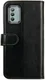 Rosso Element Nokia G22 Hoesje Book Cover Wallet Zwart afbeelding 2