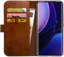 Rosso Element Motorola Edge 40 Hoesje Book Cover Wallet Bruin