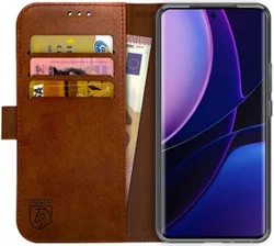 Rosso Element Motorola Edge 40 Hoesje Book Cover Wallet Bruin afbeelding