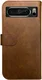 Rosso Element Google Pixel 8 Pro Hoesje Book Cover Wallet Bruin afbeelding 2