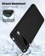 Google Pixel 8 Hoesje Dun TPU Matte Back Cover Zwart afbeelding 2