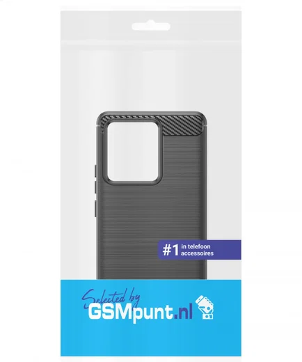 Motorola Edge 40 Hoesje Geborsteld TPU Flexibele Back Cover Zwart afbeelding 10