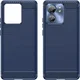 Motorola Edge 40 Hoesje Geborsteld TPU Flexibele Back Cover Blauw afbeelding 2