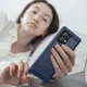 Motorola Edge 40 Pro Hoesje Geborsteld TPU Flexibele Back Cover Blauw afbeelding 8