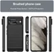 Google Pixel 8 Hoesje Geborsteld TPU Flexibele Back Cover Zwart afbeelding 9