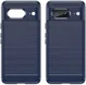 Google Pixel 8 Hoesje Geborsteld TPU Flexibele Back Cover Blauw afbeelding 2