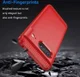 Google Pixel 8 Hoesje Geborsteld TPU Flexibele Back Cover Rood afbeelding 4