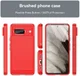Google Pixel 8 Hoesje Geborsteld TPU Flexibele Back Cover Rood afbeelding 9