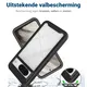 Google Pixel 8 Hoesje Full Protect 360° Cover Hybride Zwart afbeelding 4