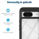 Google Pixel 8 Hoesje Full Protect 360° Cover Hybride Zwart afbeelding 5